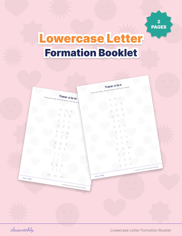 Lowercase Letter Booklet - Kindergarten Alphabet worksheet preview