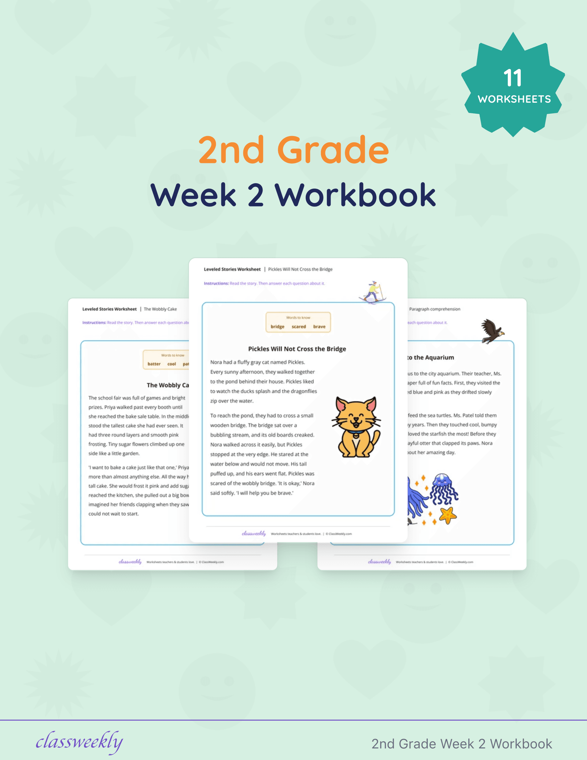 2nd Grade Week 2 Workbook