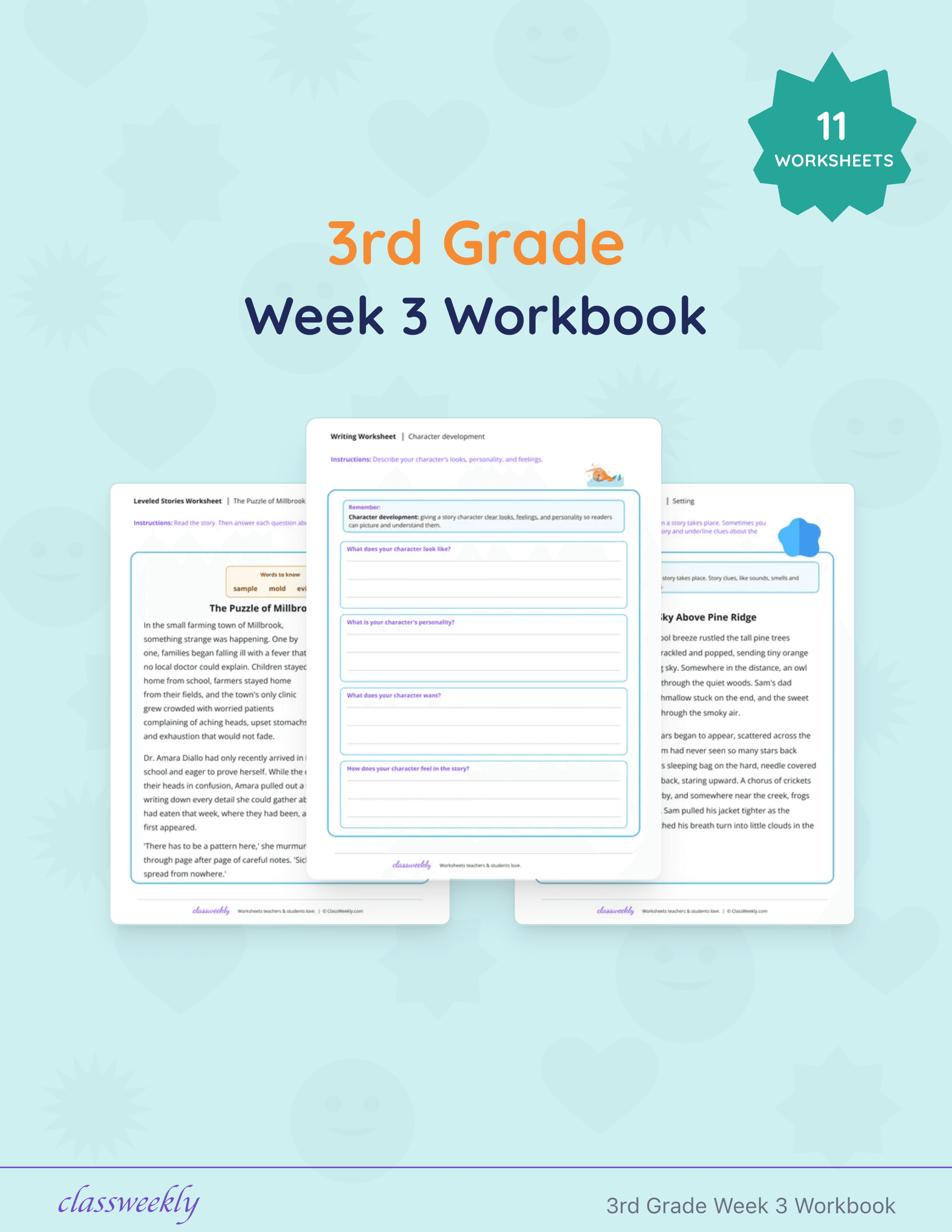 3rd Grade Week 3 Workbook