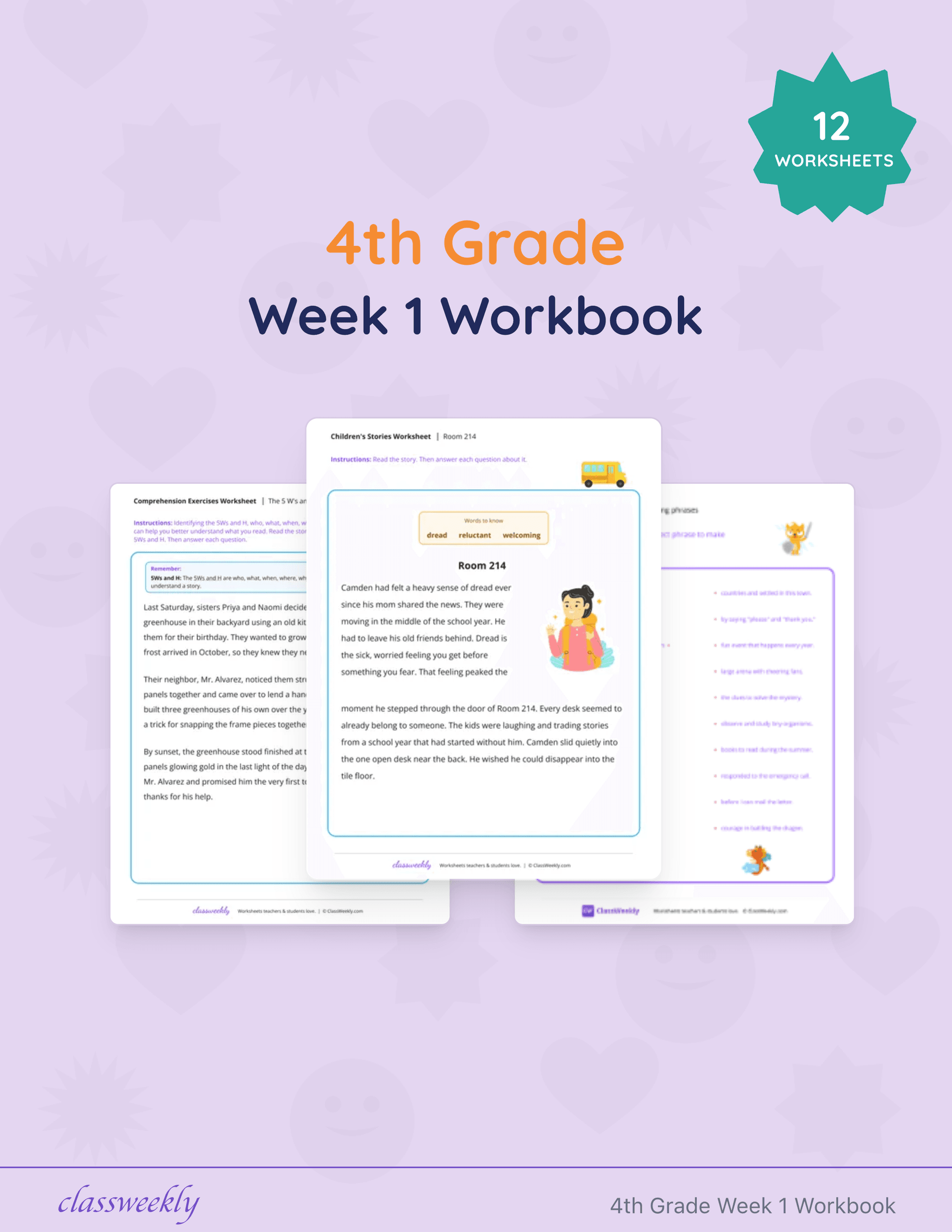 4th Grade Week 1 Workbook