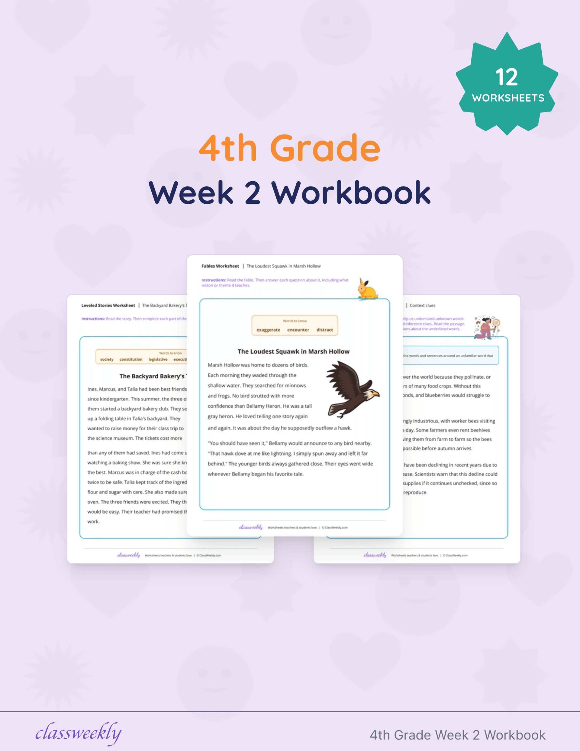 4th Grade Week 2 Workbook