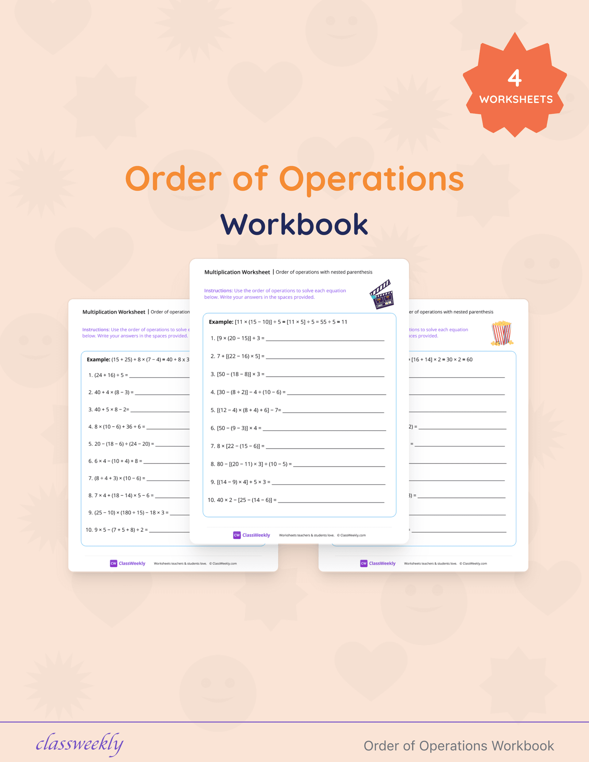 Order of Operations Workbook