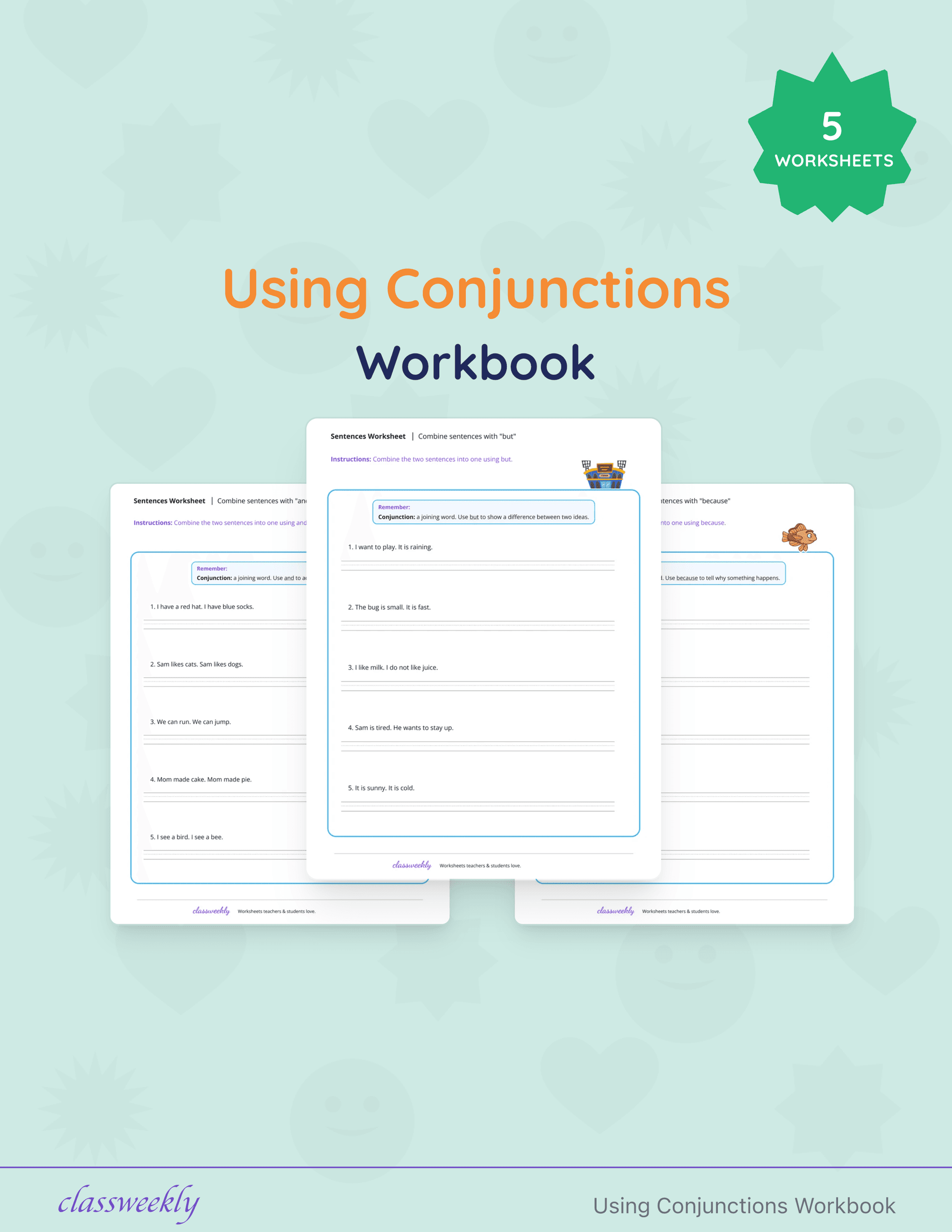 Using Conjunctions Workbook cover