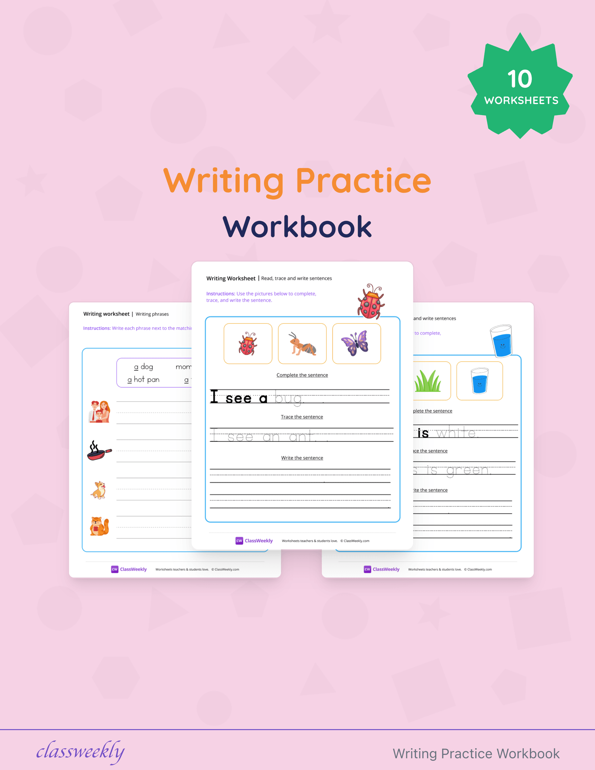 Writing Practice Workbook cover