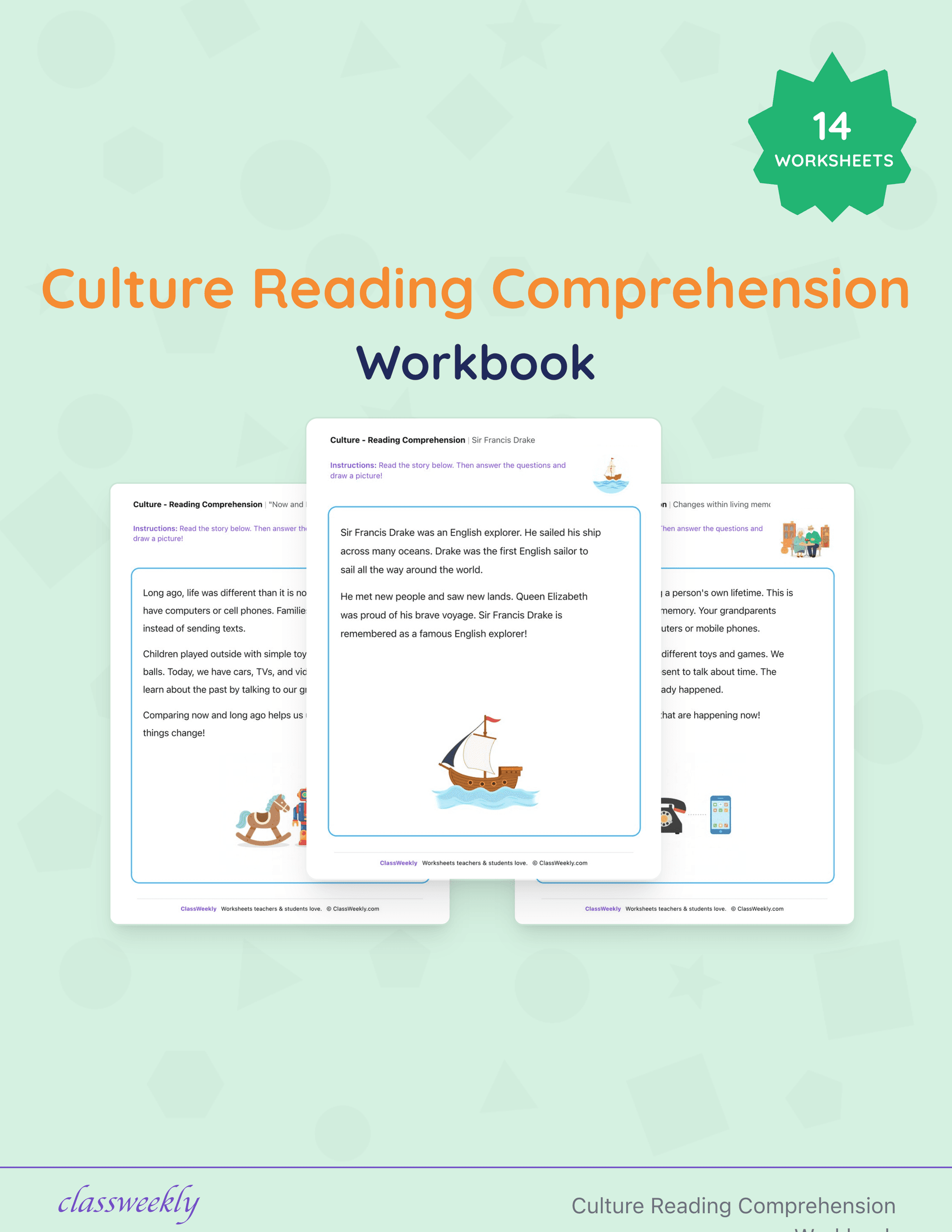 Culture Reading Comprehension Workbook cover