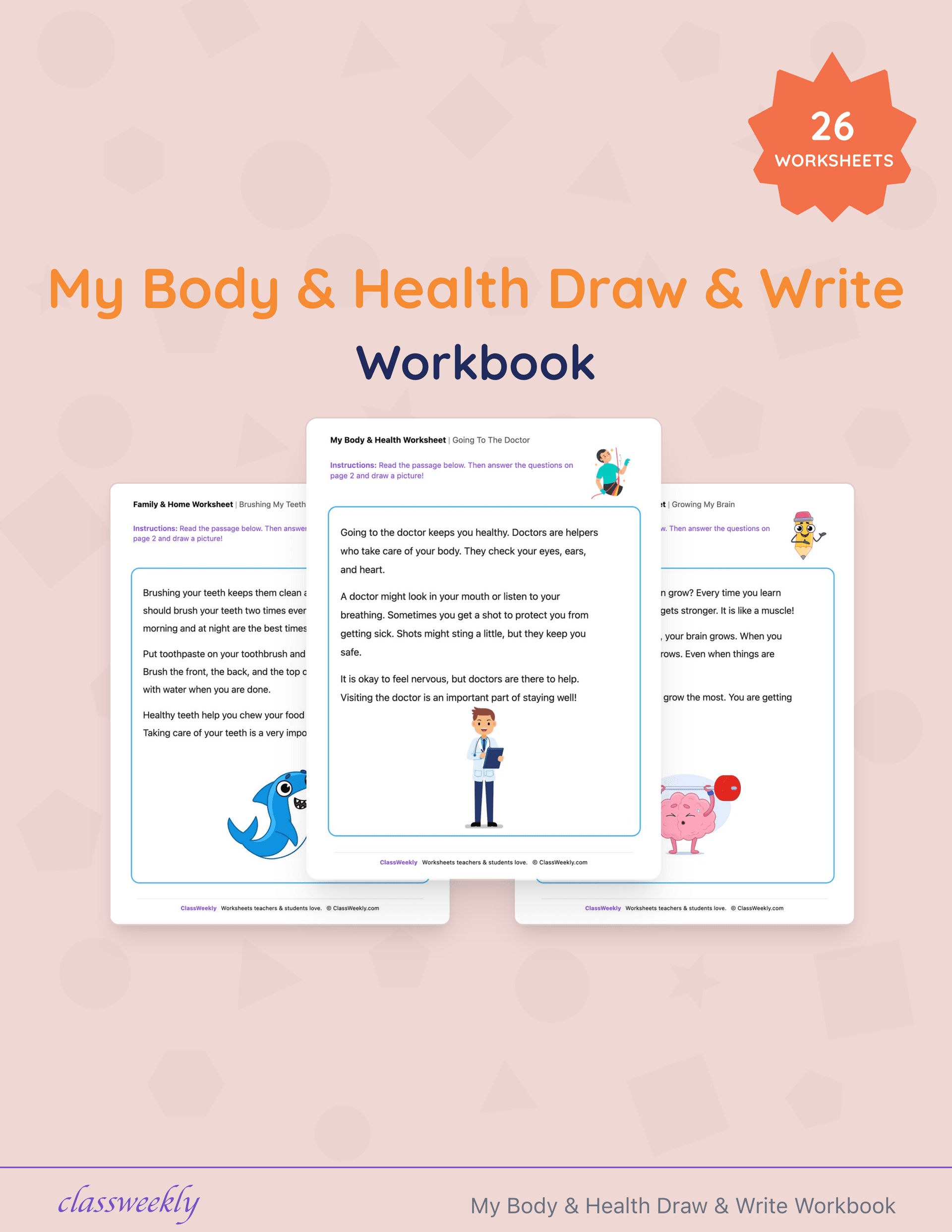 My Body & Health Draw & Write Workbook cover