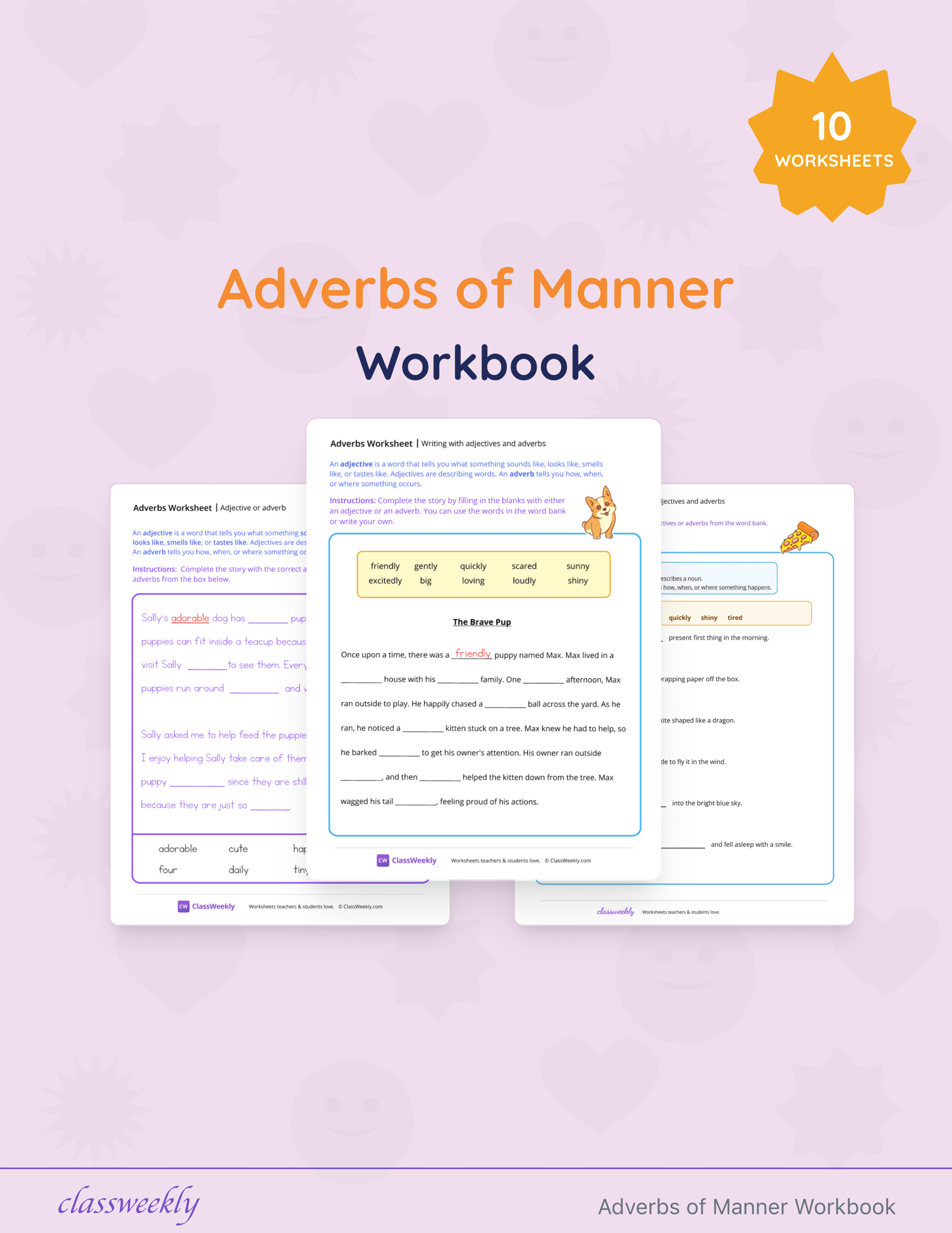 Adverbs of Manner Workbook cover
