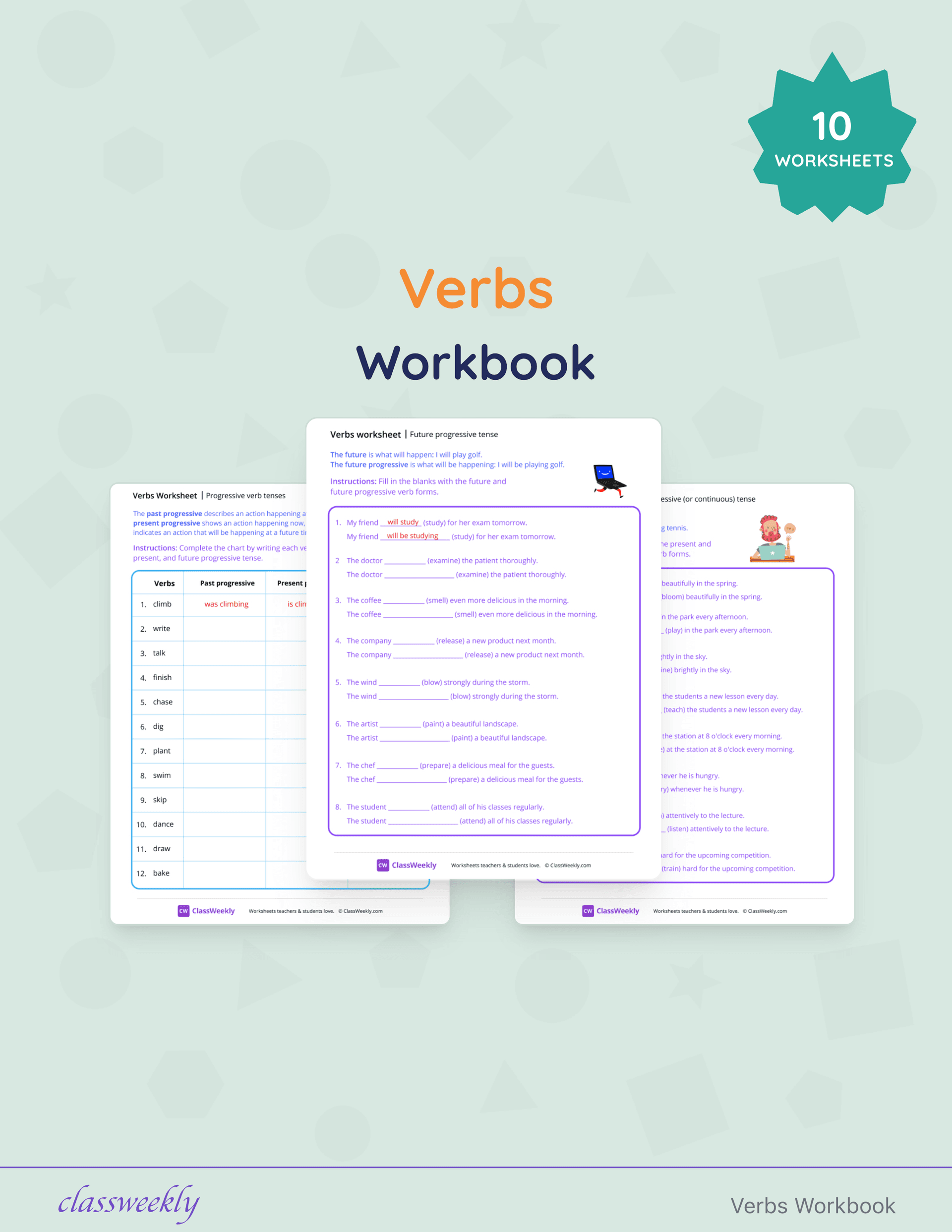 Verbs Workbook cover