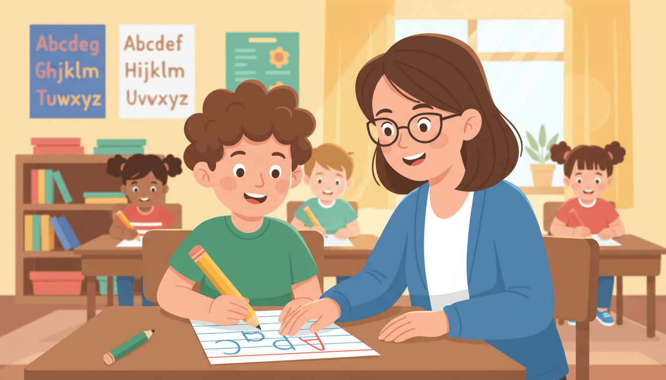 How to Teach Handwriting to Kindergartners