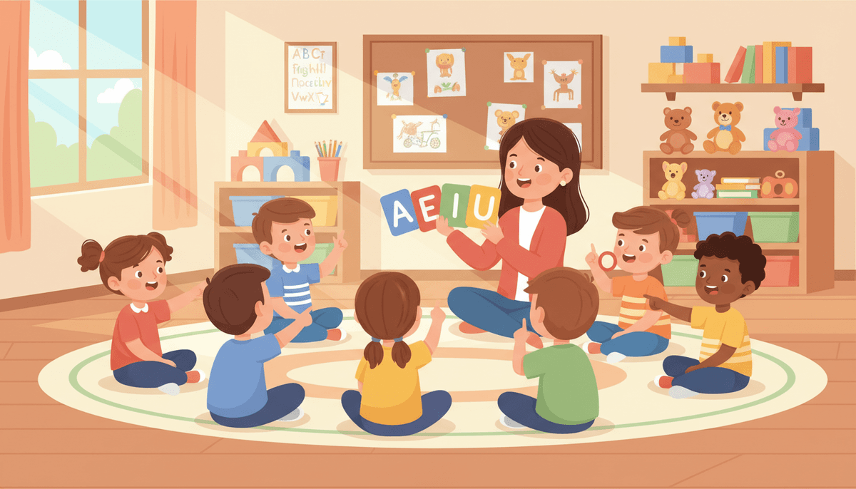 How to Teach Vowels and Consonants in Kindergarten