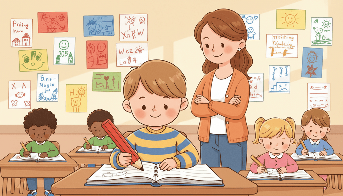 Writing in Kindergarten: How to Teach It Step by Step