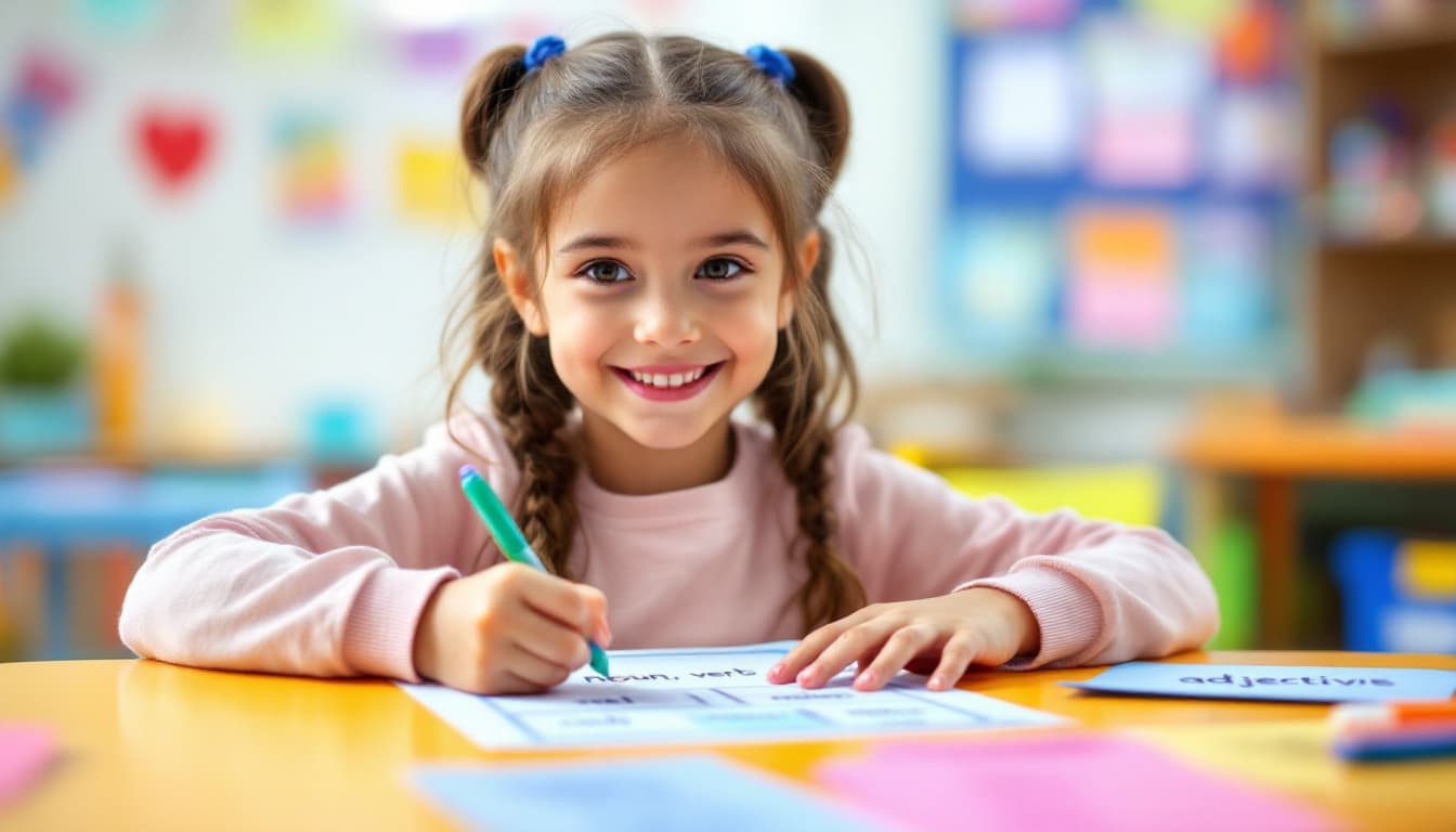 Parts of Speech for Second Graders: Teaching Nouns, Verbs, and Adjectives