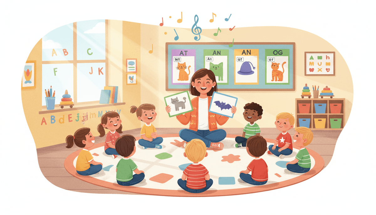 Rhyming Words for Kindergarten: Phonics Skills