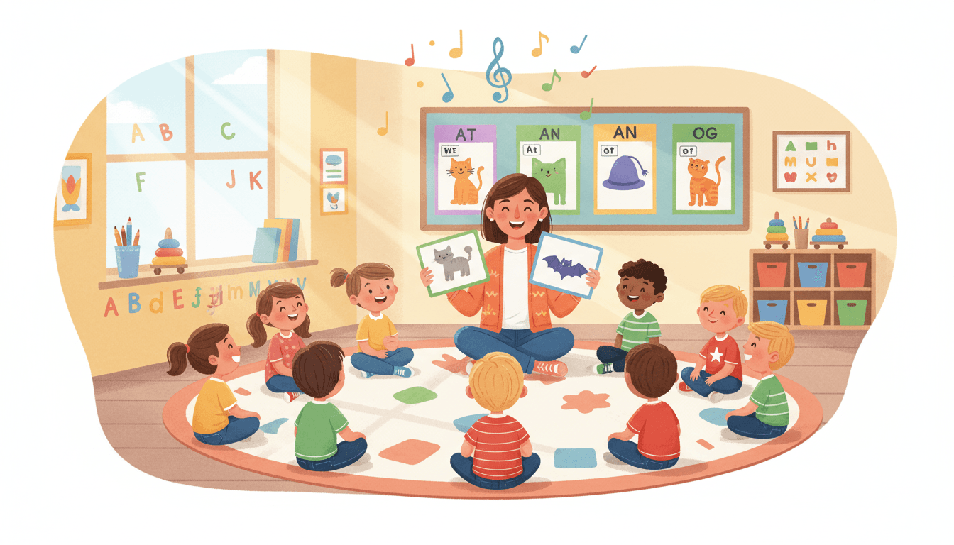 Rhyming Words for Kindergarten: Phonics Skills