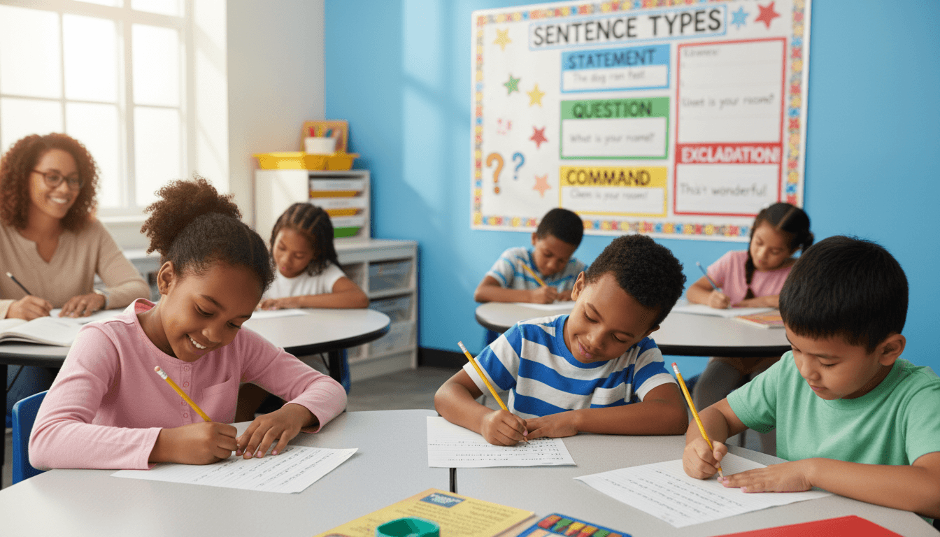 Teaching Sentence Structure to Third Graders