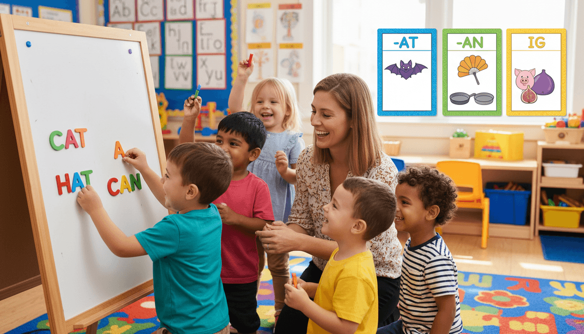 Spelling for Kindergarten: CVC Words and Word Families