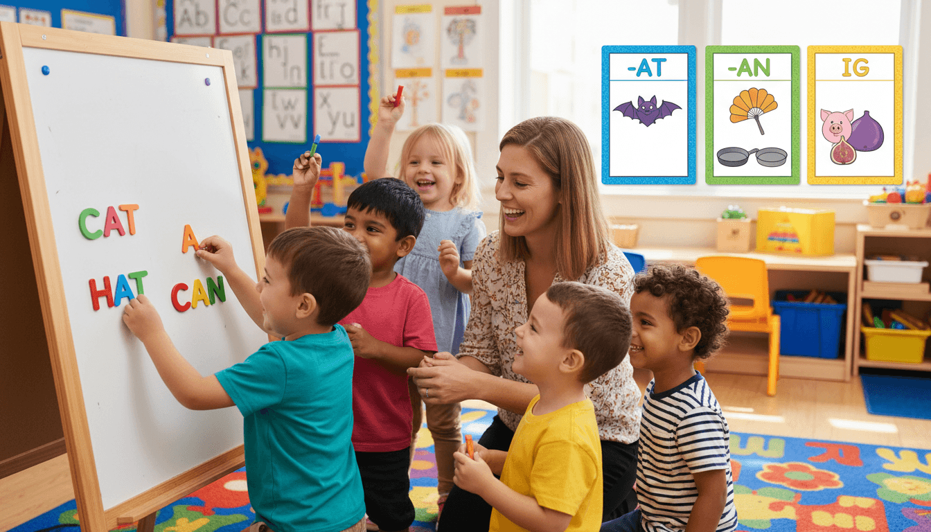 Spelling for Kindergarten: CVC Words and Word Families