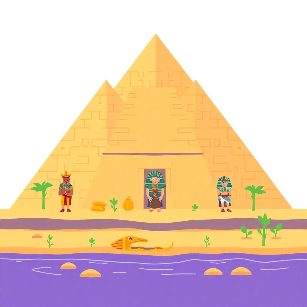 Ancient Egypt: Pyramids, pharaohs, mummification, Nile