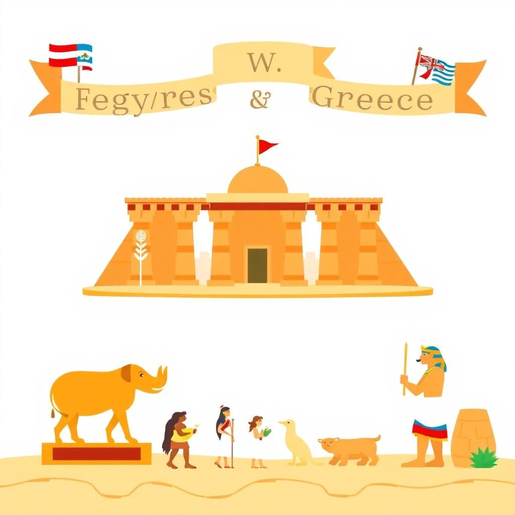 Ancient Egypt and Greece: Introductory picture of life in Ancient Egypt/Greece