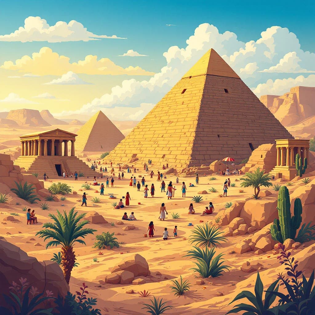 Ancient Egypt and Greece: Introductory picture of life in Ancient Egypt/Greece