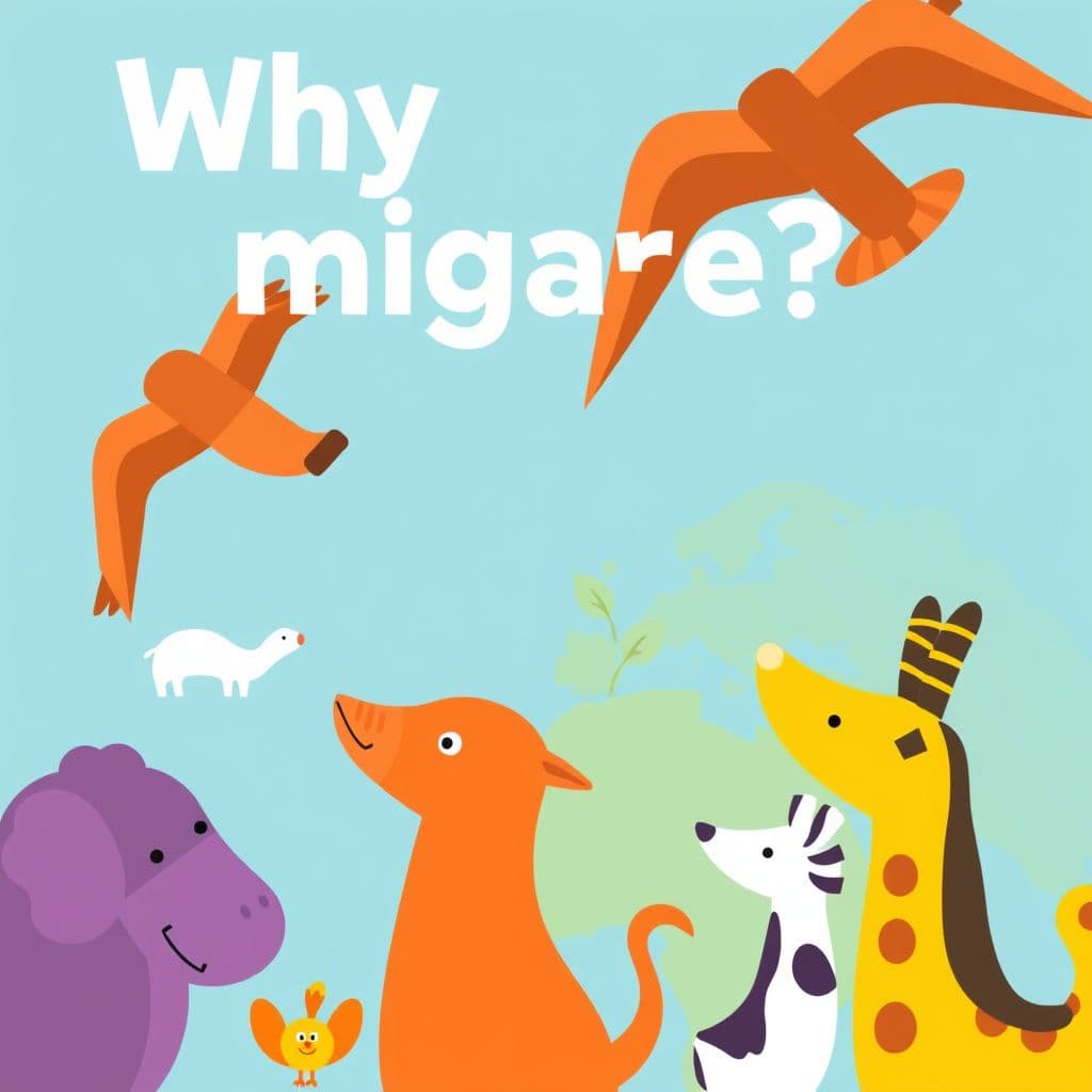 Animal Migration Season: Why animals migrate, classroom activities