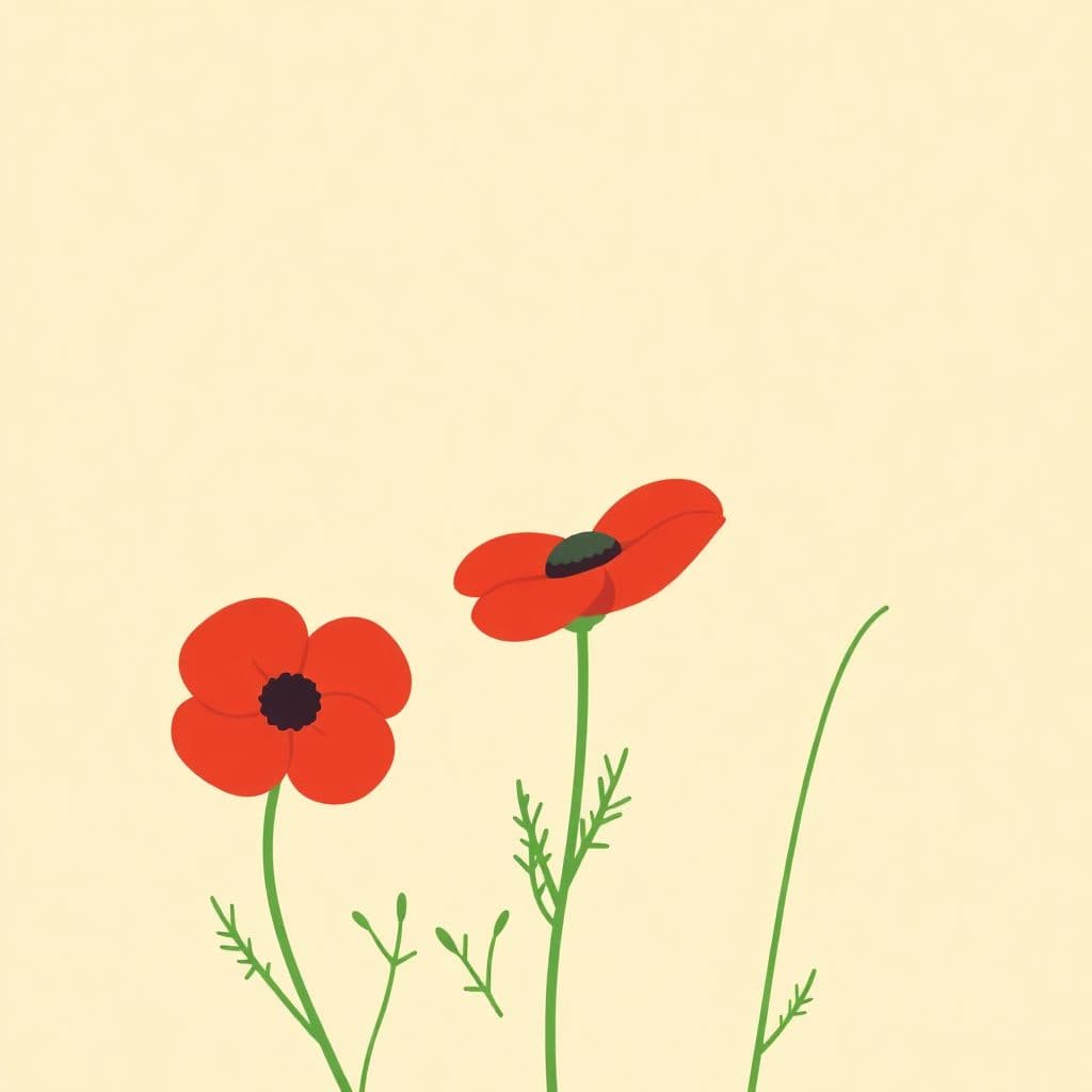 ANZAC Day: Poppy/rosemary symbols, simple idea of remembering soldiers, classroom activities