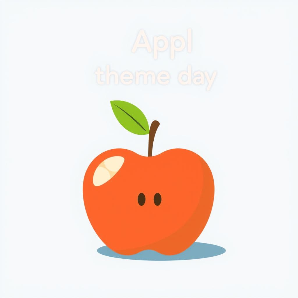 Apple Day: Apple theme day, taste test, life cycle, classroom activities