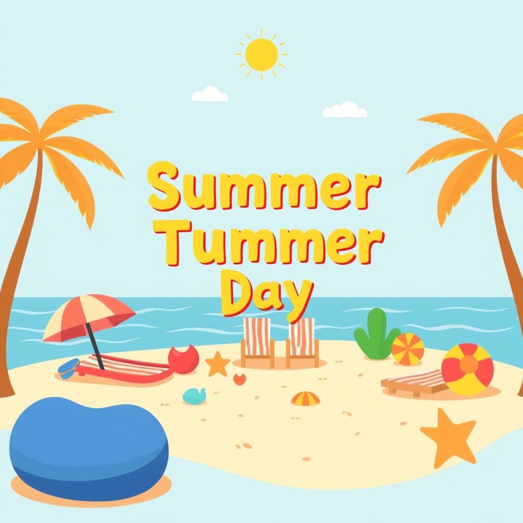Beach Day: Beach/summer theme day