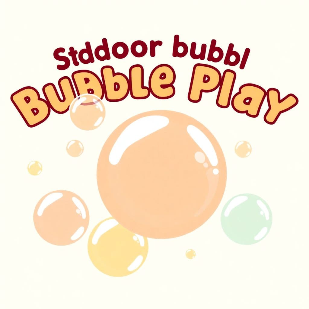 Bubble Day: Outdoor bubble play, science of bubbles, classroom activities