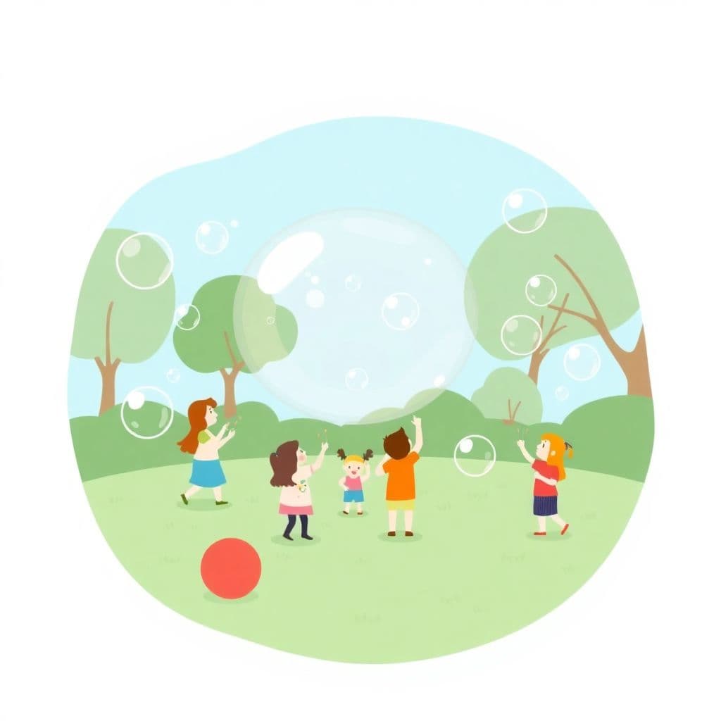 Bubble Day: Outdoor bubble play, science of bubbles