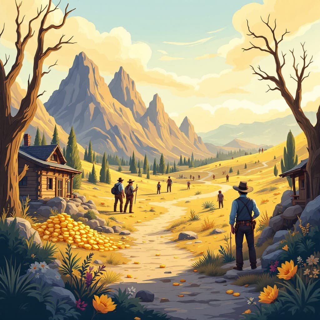 California Gold Rush: Gold discovery, 'forty-niners,' boomtowns, classroom activities