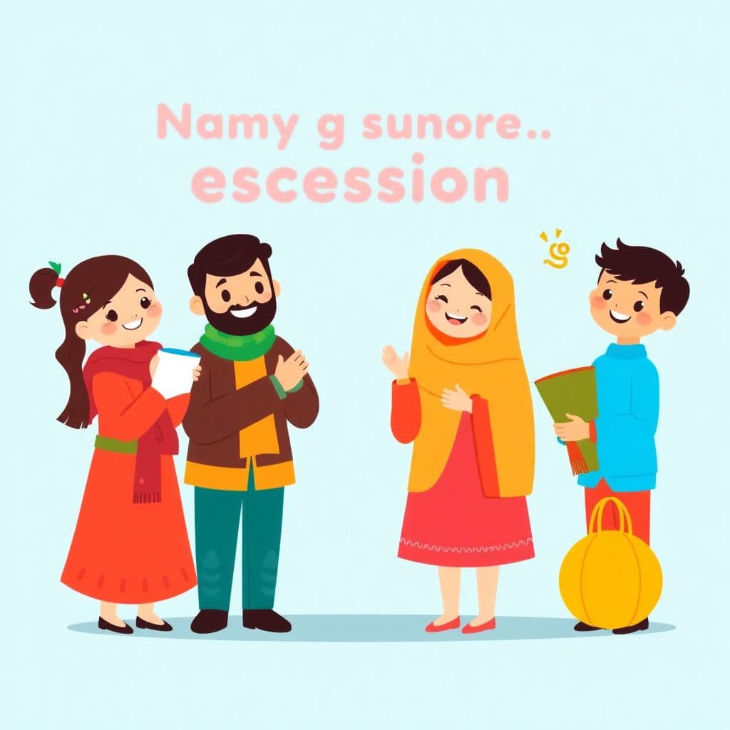 Changing Family and Community Traditions: Naming ceremonies, immigration, generational change, Christmas/Hanukkah/Diwali/Eid/Kwanzaa/Chinese New Year, Canadian identity, classroom activities