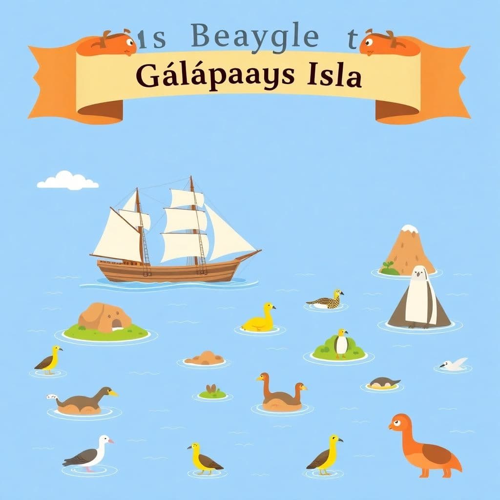 Charles Darwin Day: HMS Beagle voyage 1831, Galápagos Islands