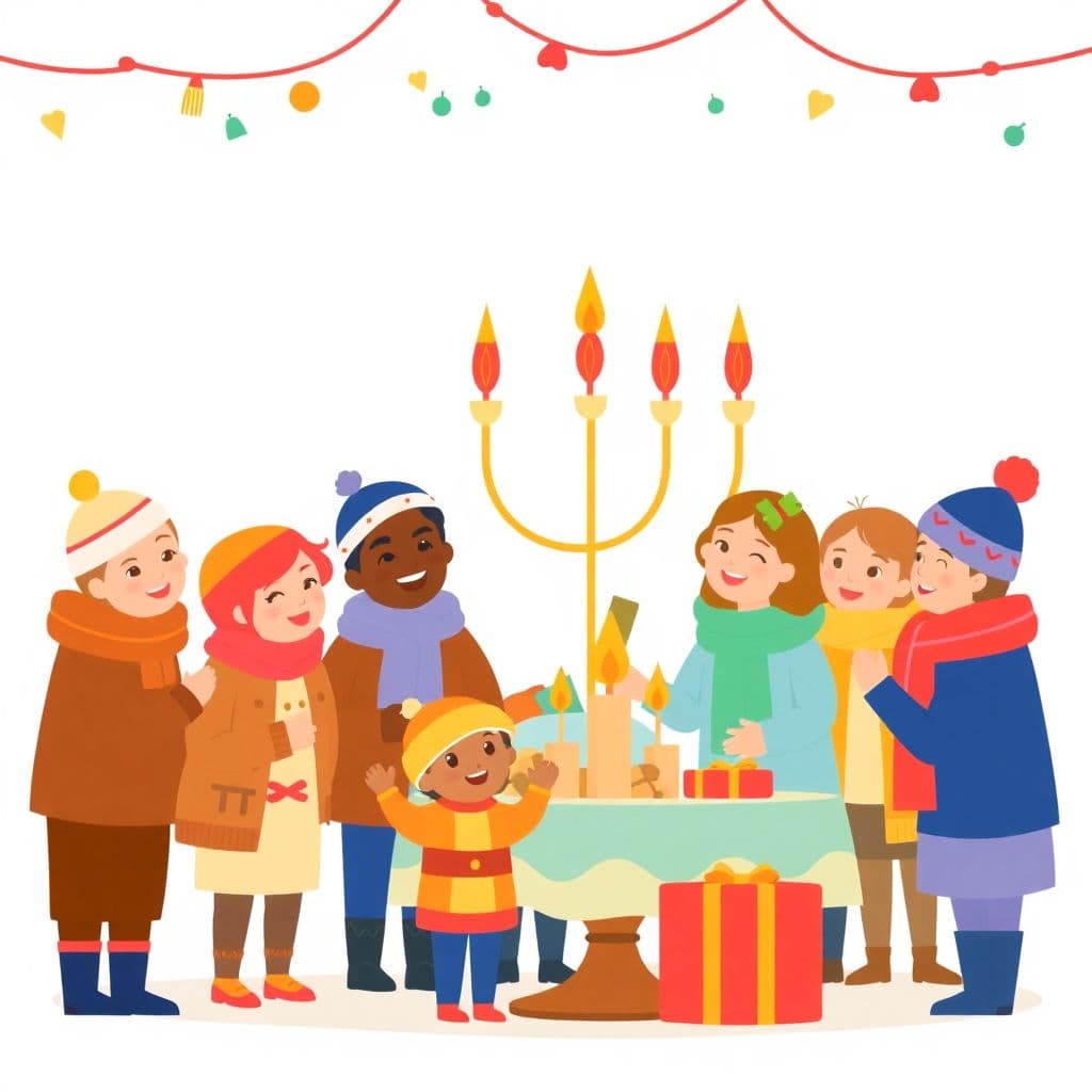 Christmas & Winter Holidays: Community winter celebrations (often paired with Hanukkah/Kwanzaa), classroom activities