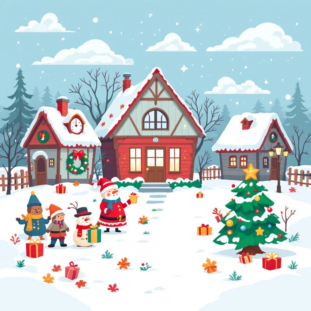 Christmas & Winter Holidays: Community winter celebrations (often paired with Hanukkah/Kwanzaa)
