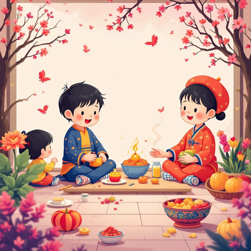 Chuseok: Korean harvest festival, family gathering
