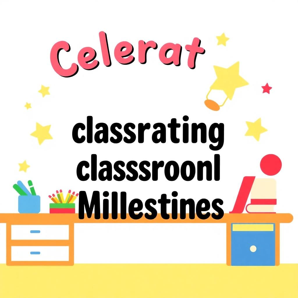 Classroom Celebration Days: Celebrating classroom milestones/achievements, classroom activities
