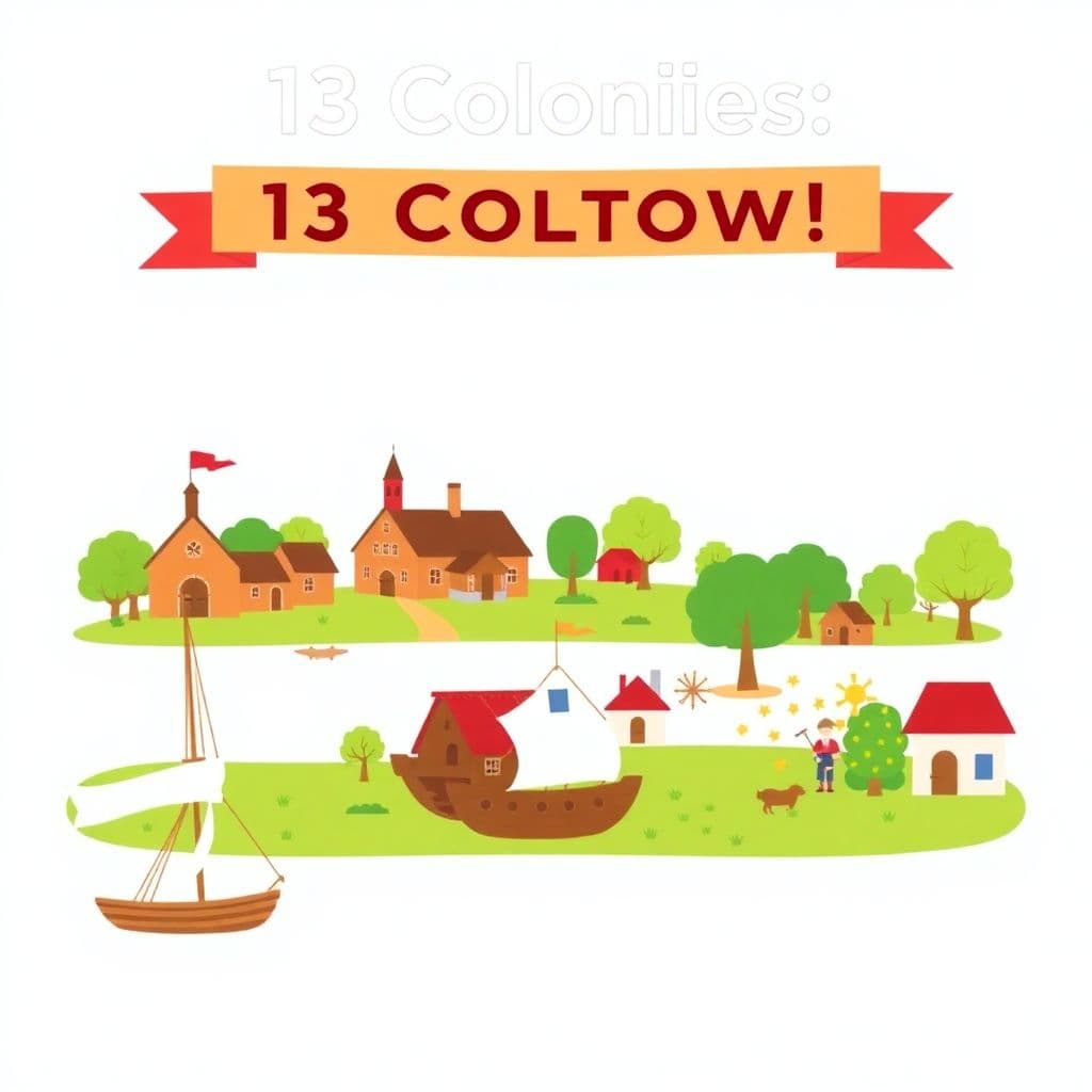 Colonial America: 13 colonies, Jamestown, Plymouth