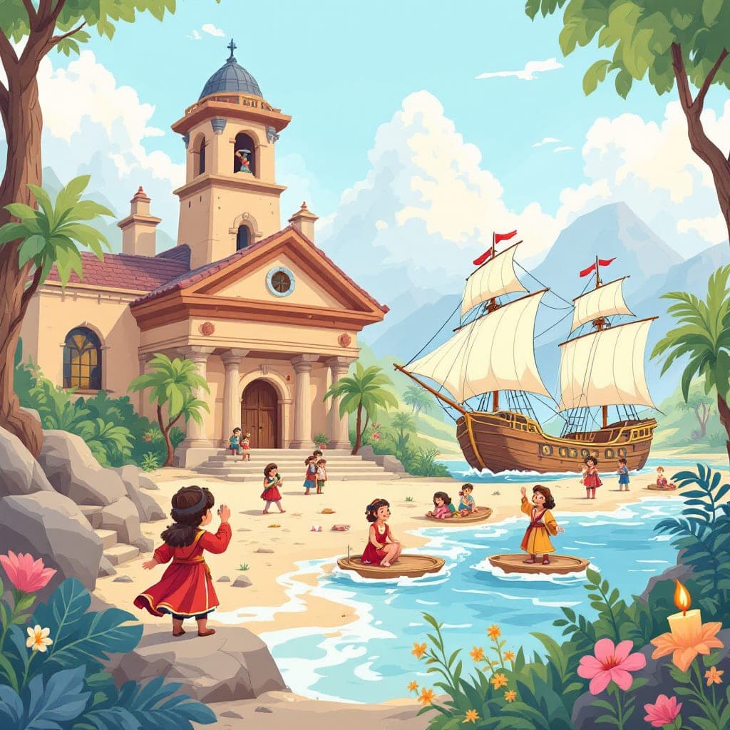 Columbus Day: Simplified explorer story