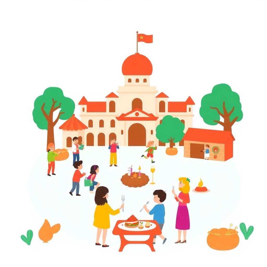 Community, Culture, and Local History: Local government, celebrations/food/clothing across cultures, changes since settlement