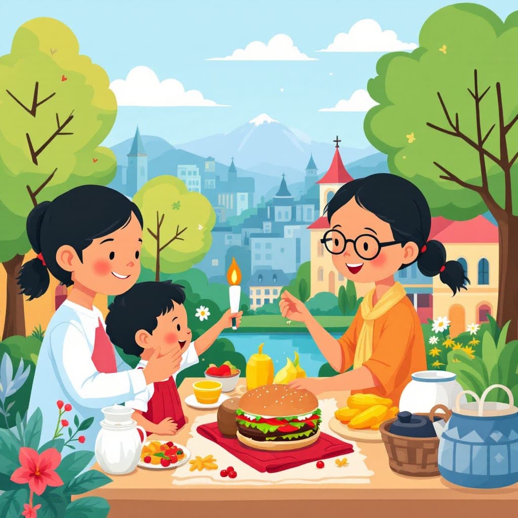Community, Culture, and Local History: Local government, celebrations/food/clothing across cultures, changes since settlement