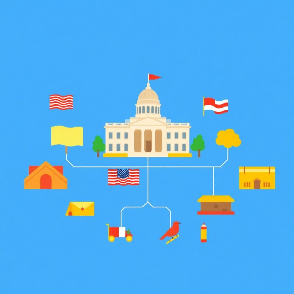 Constitution and Bill of Rights: Branches of government, amendments basics