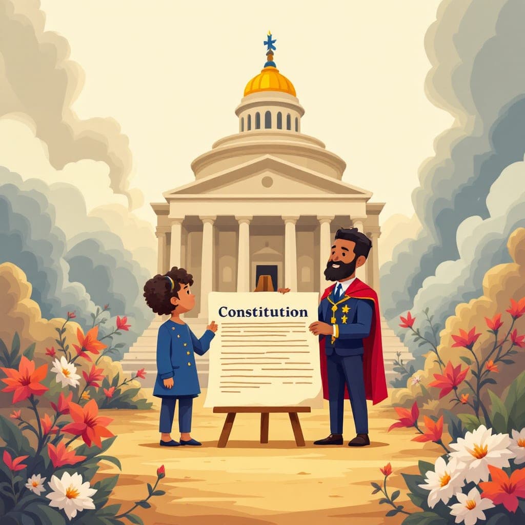 Constitution and Bill of Rights: Branches of government, amendments basics