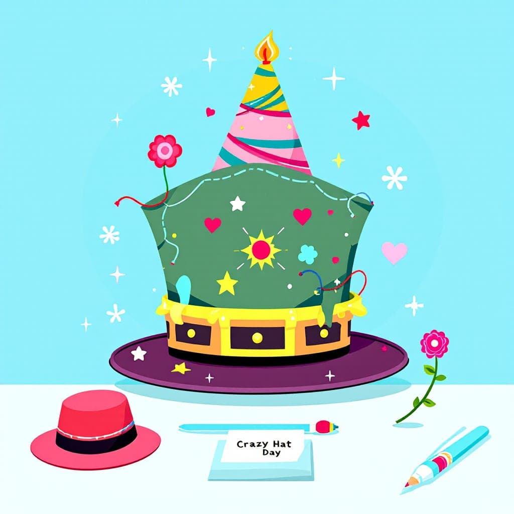 Crazy Hat Day: Dress-up spirit day, classroom activities