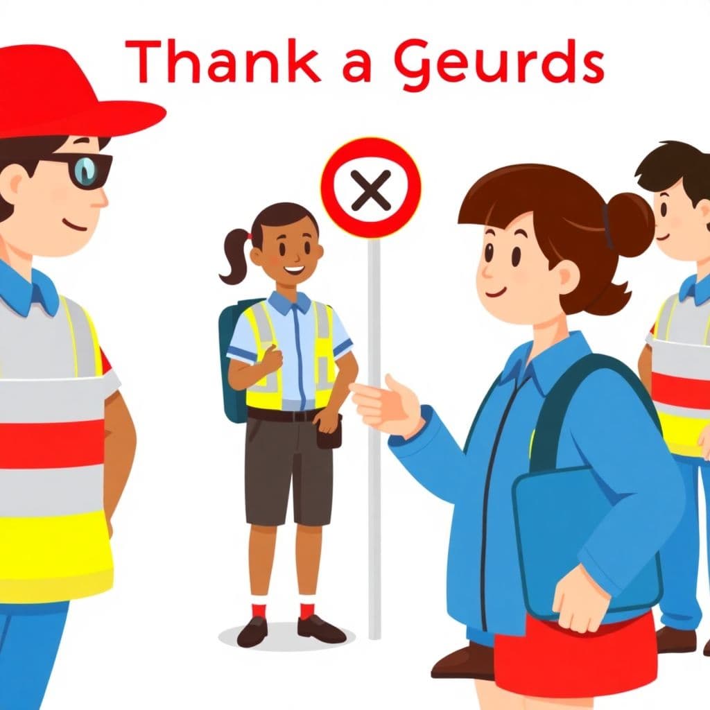 Crossing Guard Appreciation Day: Thanking crossing guards for safety, classroom activities