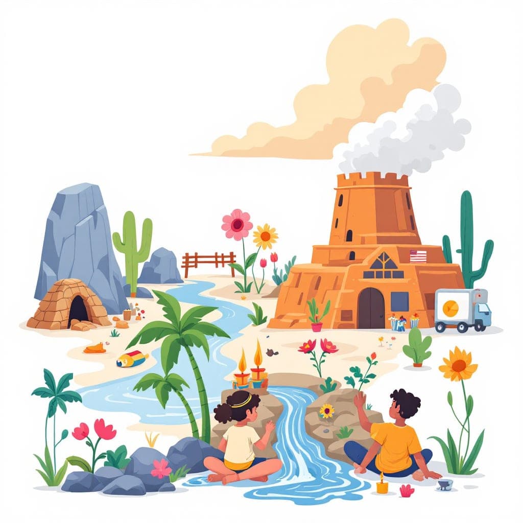 Desertification and Drought Day: Simple intro to deserts and water scarcity, classroom activities