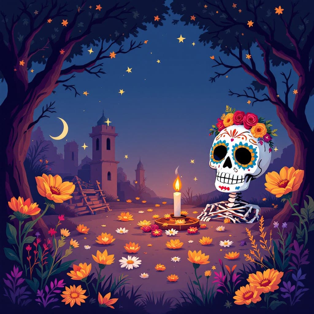 Día de los Muertos: Mexican Day of the Dead, honoring ancestors, classroom activities