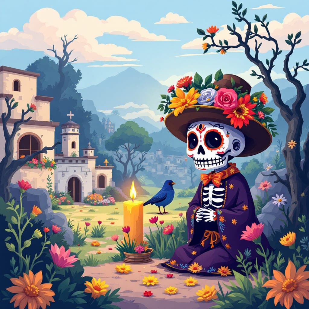 Día de los Muertos: Mexican Day of the Dead, honoring ancestors