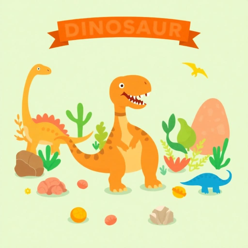Dinosaur Day: Dinosaur theme, fossils