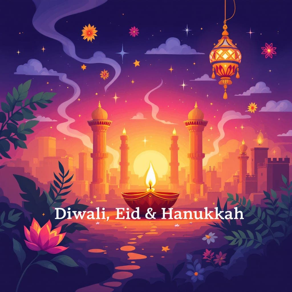 Diwali, Eid & Hanukkah: Main characters/events in festivals of other religions vs. Christmas/Easter